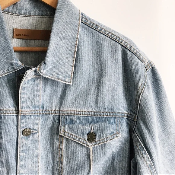 GRLFRND Lacy Cropped Denim Jacket - Picture 9 of 15